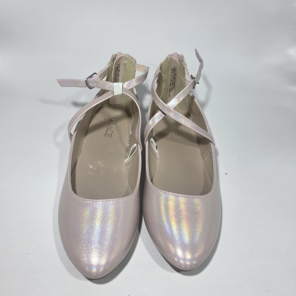 Place Pink Iridescent Kids Dress Shoes